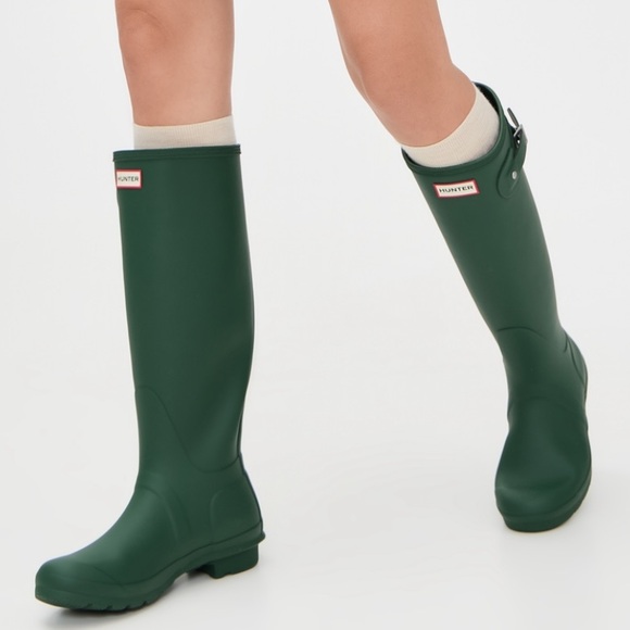 Hunter Original Tall Boots - Hunter Green - Picture 1 of 7